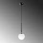 Opviq King - 11450 Lámpara de araña en blanco y negro con altura ajustable